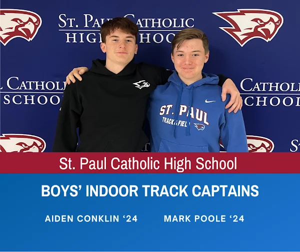boys indoor track captains