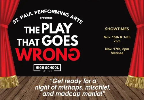 Tickets on Sale - The Play That Goes Wrong - Copy