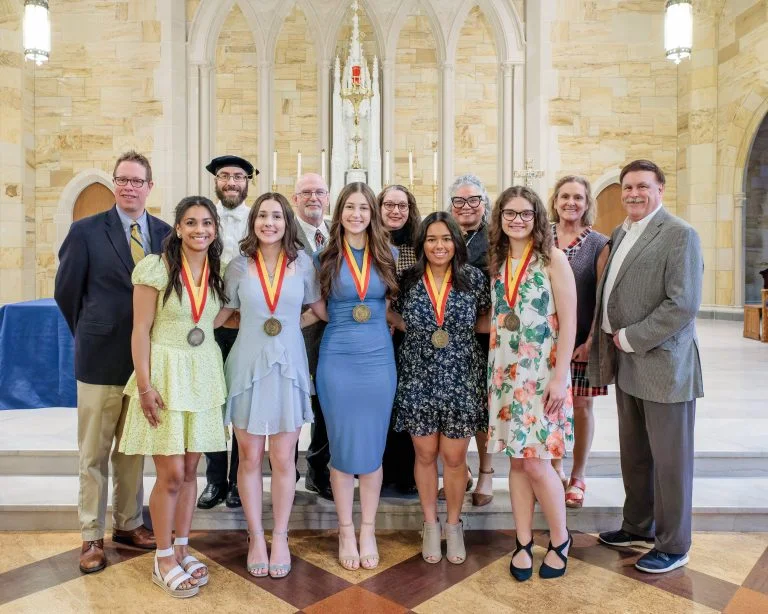 group of Summa Scholars and teachers