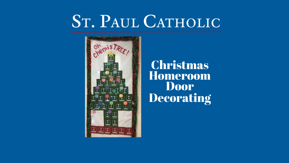 Christmas Door Decorating St Paul